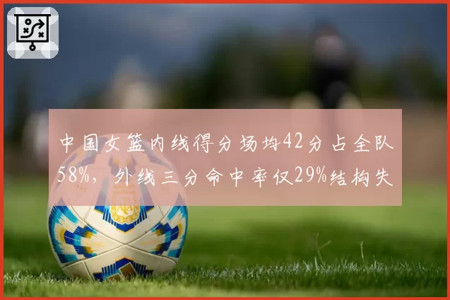 中国女篮内线得分场均42分占全队58%，外线三分命中率仅29%结构失衡
