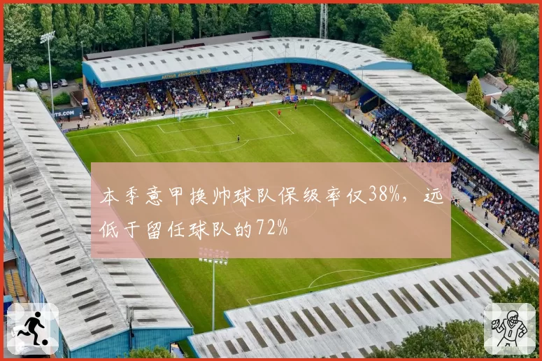 本季意甲换帅球队保级率仅38%,远低于留任球队的72%